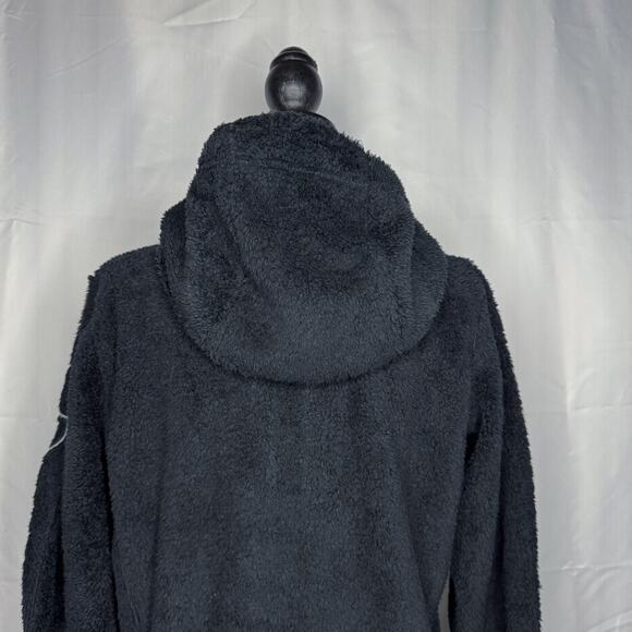 Womens Kuhl Size M Black Fleece 1/4 Zip Hooded Pullover Jacket Mountains Outdoor - Picture 5 of 10